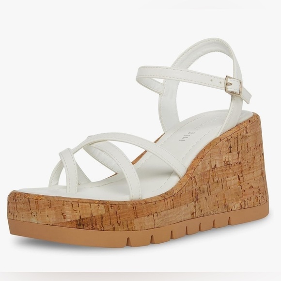 Madden Girl Volt C Wedge Sandals 8.5 M - Picture 1 of 8